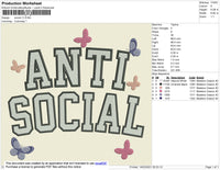 Anti Social Embroidery