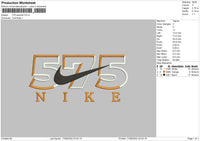 575 Swoosh Embroidery