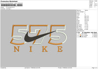 575 Swoosh Embroidery