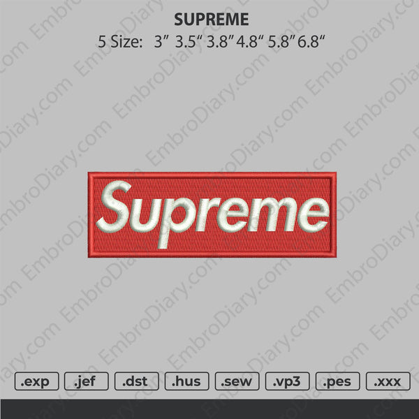 Supreme Embroidery