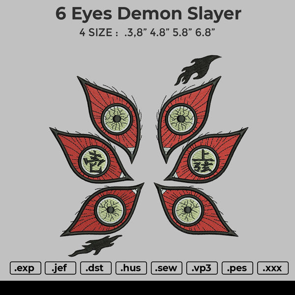 6 Eyes Demon Slayer