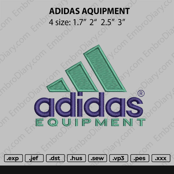 Adidas Aquipment Embroidery