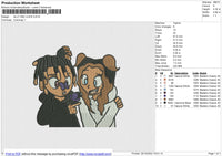 ALLY AND JUICE v2 Embroidery