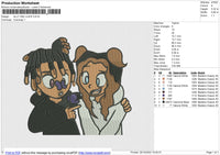 ALLY AND JUICE v2 Embroidery