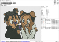ALLY AND JUICE v2 Embroidery