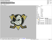 Anaheim Ducks Embroidery