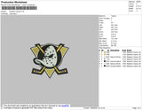 Anaheim Ducks Embroidery