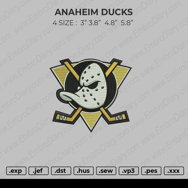 Anaheim Ducks Embroidery