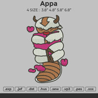 Appa Heart Embroidery