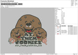 Cookiez Embroidery File 6 sizes