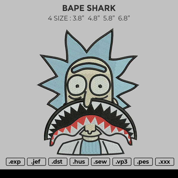 Bape Shark Embroidery
