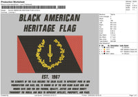 Black American Flag V2