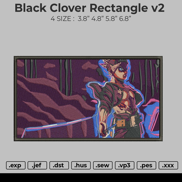 Black Clover Rectangle V2