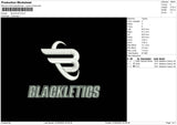 Blackletics Embroidery