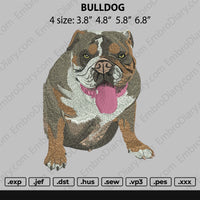 Bulldog Embroidery