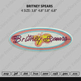 Britney Spears Embroidery