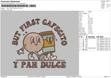 First Cafe Embroidery File 6 sizes
