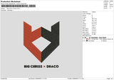 Chris X Draco Embroidery File 6 sizes