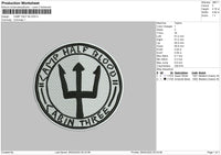 Camp Half Embroidery