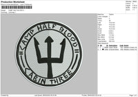 Camp Half Embroidery