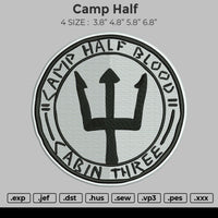 Camp Half Embroidery