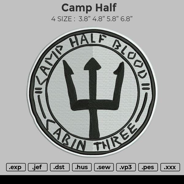 Camp Half Embroidery