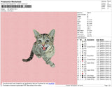 Cat Realistic Embroidery