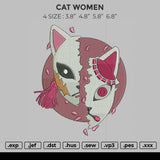Cat Women Embroidery