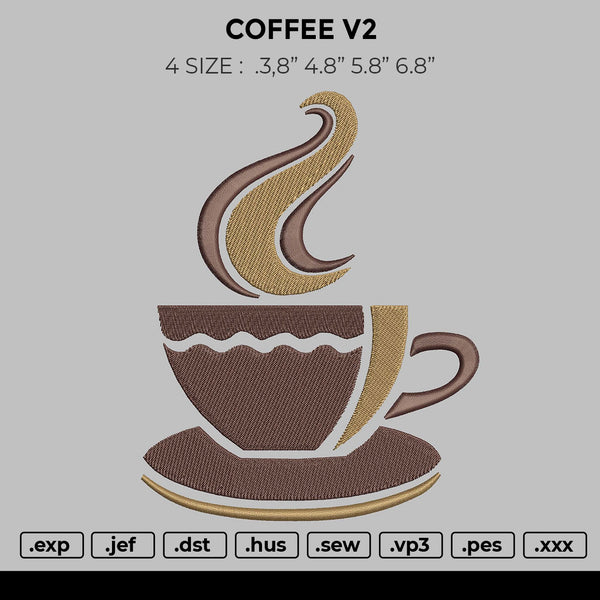 COFFEE V2 Embroidery