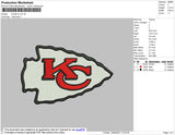 Chiefs KC Embroidery