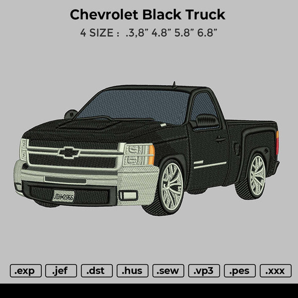 Chevrolet Black Truck Rev