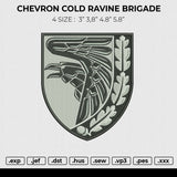 CHEVRON COLD RAVINE BRIGADE Embroiery