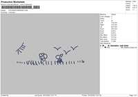 Children Drawing Embroidery File 6 sizes