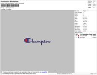 Champion Embroidery