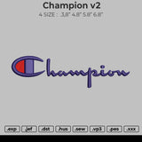 Champion Embroidery