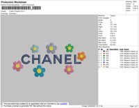 Chanel flower Embroidery