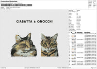 CIABATTA & GNOCCHI Embroidery