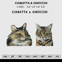 CIABATTA & GNOCCHI Embroidery