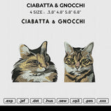CIABATTA & GNOCCHI Embroidery