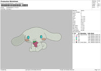 Cinnamo V5 Embroidery File 6 Sizes