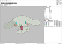 Cinnamo V5 Embroidery File 6 Sizes