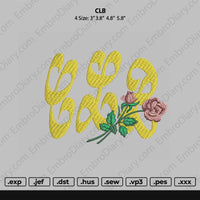 CLB Rose Embroidery