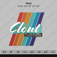 Clout embroidery