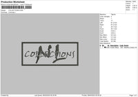Collections Embroidery File 6 sizes