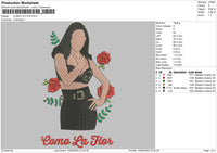 COMO LA FLOR Embroidery