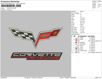 CORVETTE Embroidery