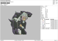 Crona Embroidery File 6 sizes