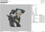 Crona Embroidery File 6 sizes