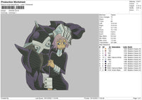 Crona Embroidery File 6 sizes