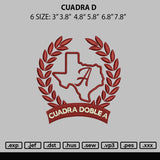 Cuadra D Embroidery